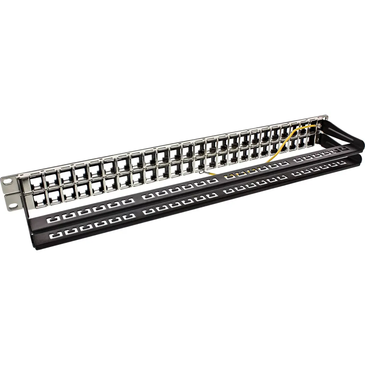 InLine Blank RJ45 Keystone Patch Panel 48 Ports Photo 2