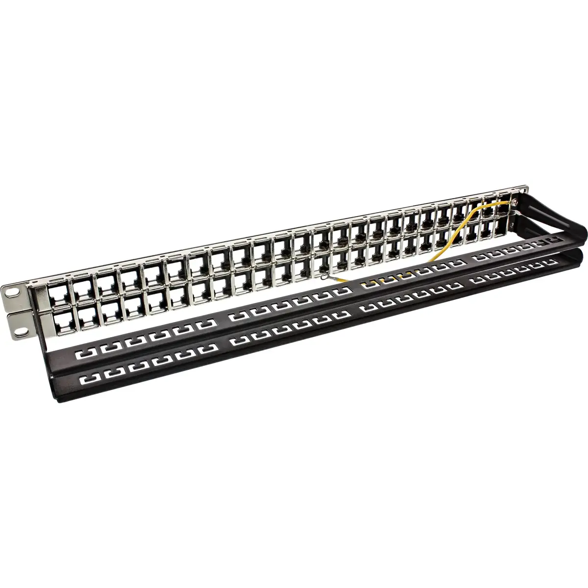 InLine 76848C 19-inch 48-Port Keystone Patch Panel Photo 2