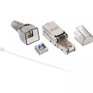 InLine RJ45 plug Cat.6A 500MHz field-installable shielded 76204A