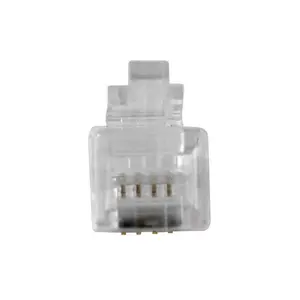 modular connector ACT RJ10 (4P/4C) for flat cable