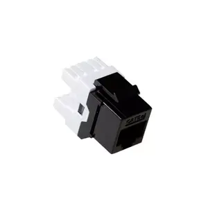 Keystone Jack ACT CAT6 Unshielded Punch Down Black TD6012