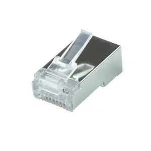 LogiLink MP0070 Модульный разъем RJ-45 Cat6a STP Серебристый 50 штук