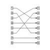 Crossover Modular Adapter Goobay RJ45 CAT 5e Photo 2