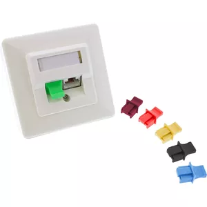 InLine putekļu vāciņš RJ45 female melns 100 gab 59942E