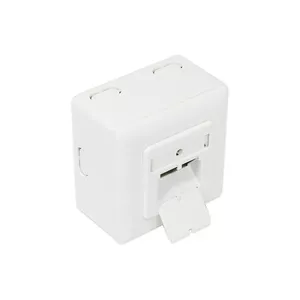 Socket outlet RJ-45 Alcasa GC-N0026 White 80mm x 80mm