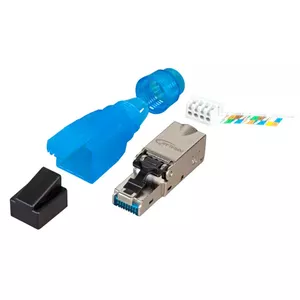 Сетевой кабель EFB Elektronik 88035AV.1 RJ45 Cat6a 1м Аква