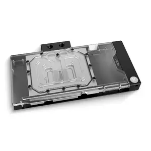 Водоблок EK Water Blocks 3831109902592 — никель, чёрный/нержавеющая сталь, 27×272.5×155 мм