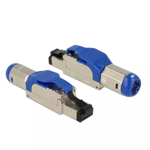 Wire Connector RJ-45 DeLOCK 86487 Blue Silver
