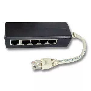 Network Splitter EFB Elektronik K5117.015 Black