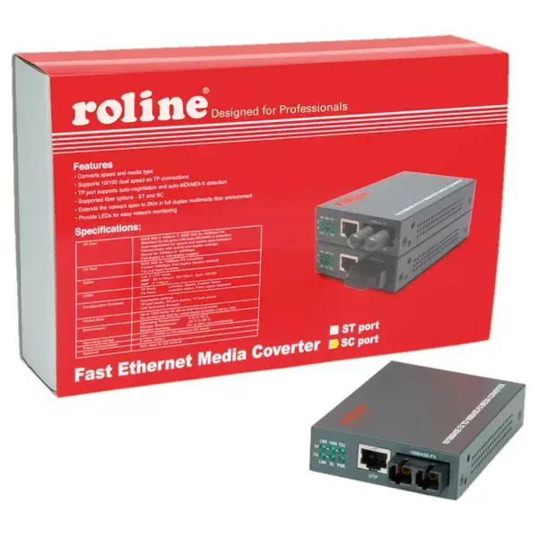 Конвертер Fast Ethernet ROLINE RC-100FX/SC Photo 3