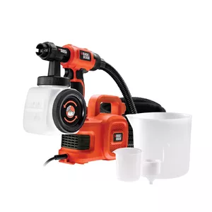 Pneumatic paint sprayer Black & Decker HVLP400-QS, black/orange, 2.8 kg
