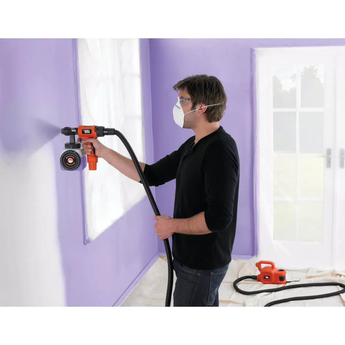 Pneimatiskais krāsas smidzinātājs Black & Decker HVLP400-QS Photo 5