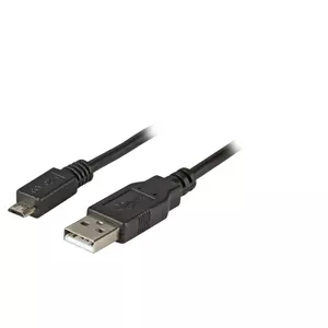 USB cable EFB Elektronik 1m USB 2.0 USB A Micro-USB B Black