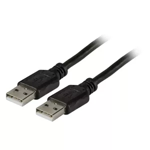 EFB Elektronik USB 2.0 A / A 3m USB kabelis USB A Melns