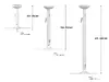 Ceiling Projector Mount MULTIBRACKETS M HD 305–345 mm Photo 16