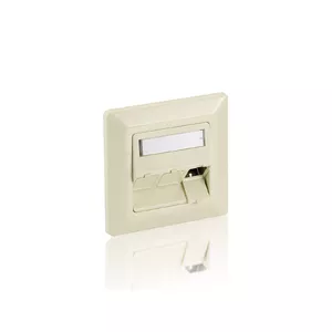 Equip 761304 slēdža rozete un rozete ar pārsegu Balts