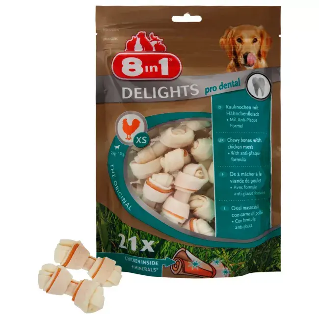 Дентальные лакомства 8in1 Delights Pro Dental 252 г Photo 3