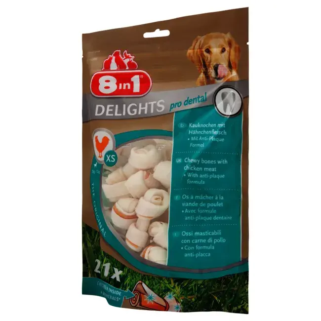 Дентальные лакомства 8in1 Delights Pro Dental 252 г Photo 5