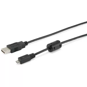 USB 2.0 Type A to Micro-B Cable Equip 128596 1.0m Black