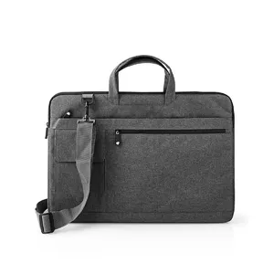 Laptop case Nedis NBBG17150BK for up to 45.7 cm (18") screens, polyester, shoulder strap, anthracite/black