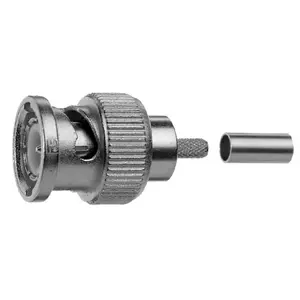 BNC Straight Plug HDTV Crimp 75 Ohm Telegärtner G27 (1.0/4.6)