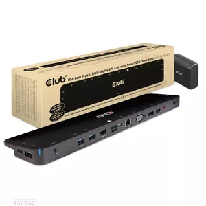 Docking Station CLUB3D USB Gen1 Type-C Triple Display DP1.4 Alt mode