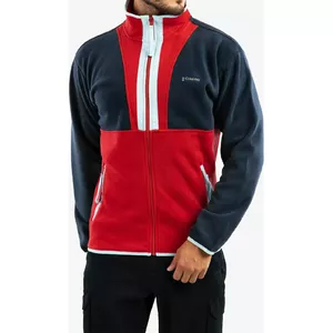 Columbia Bluza vīriešu muguras bļoda ar rāvējslēdzēju Full Zip Fleece Navy/Red/Sky Blue r.M