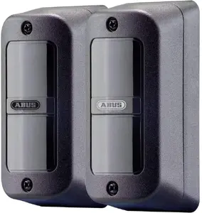 ABUS LS1020 Infrared Barrier with 20 m Maximum Operating Distance and 12-24V AC/DC Power Requirements in Black