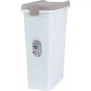 Контейнер для корма ZOLUX 40 л / 15 кг белый/светло-коричневый