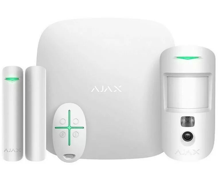 Ajax StarterKit Cam bezvadu apsardzes sistēma