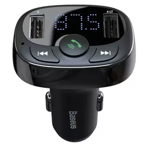 Baseus SUP0004410 FM передатчик 87,5 - 108 MHz Bluetooth/USB Черный