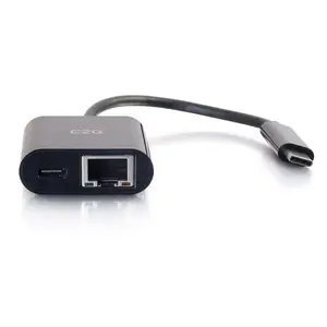 Адаптер USB C на Ethernet C2G 60W Power Delivery Черный