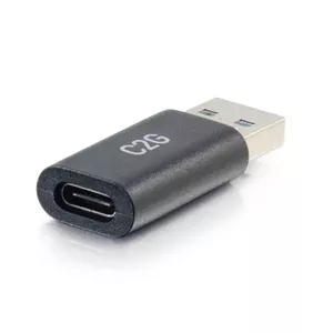 C2G USB-C Female to USB-A Male Adapter 5Gbps Black