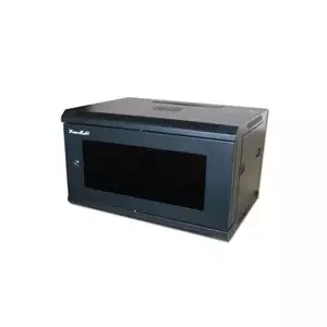 Wall mount rack XtendLan WM-6U-66-BLACK 6U 600x600 mm, max load 60 kg