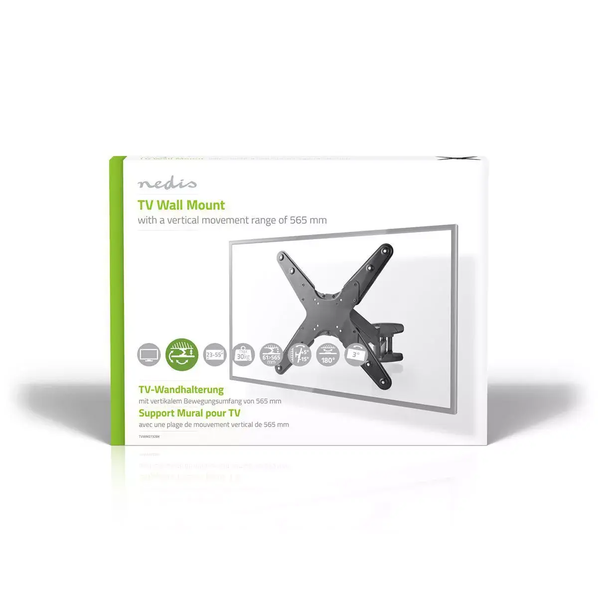 Nedis TVWM2732BK TV wall mount for 55" Photo 7