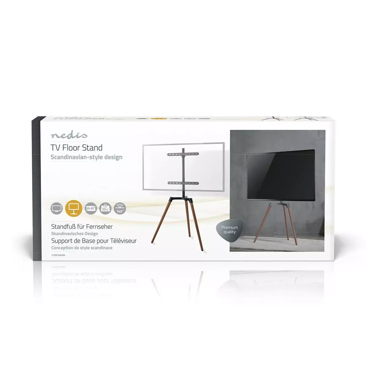 Nedis TVSM7060BK sienas stiprinājums 50–65" Photo 13