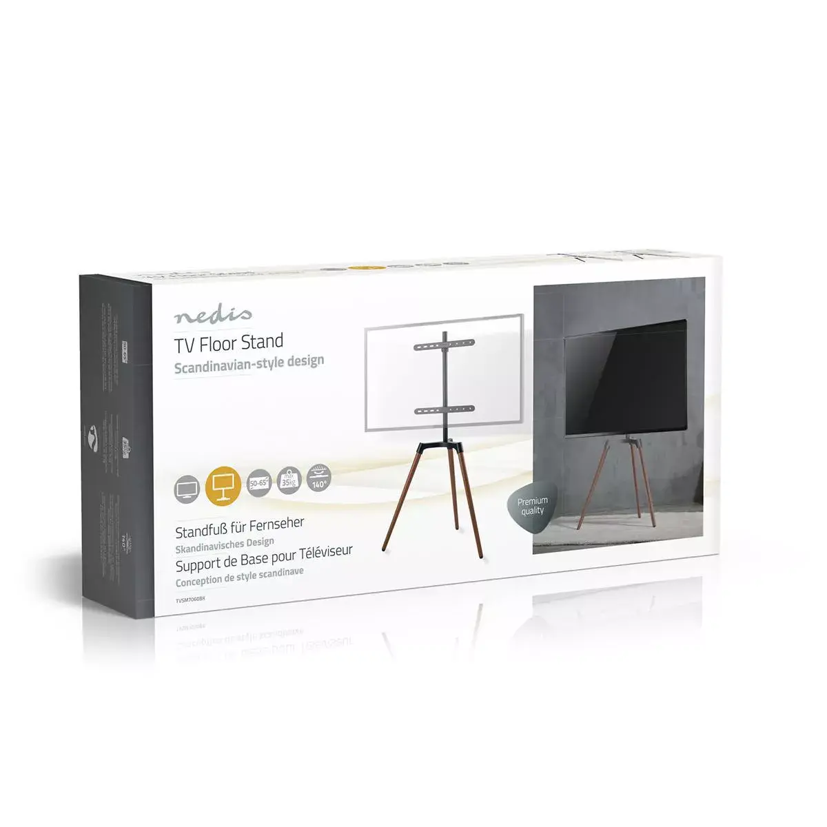 Nedis TVSM7060BK sienas stiprinājums 50–65" Photo 15