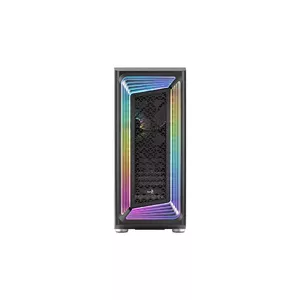 PC Case AEROCOOL Interstellar Midi Tower Black — ATX, supports up to 362 mm GPU, 163 mm CPU cooler, 3x120/360 mm front radiator