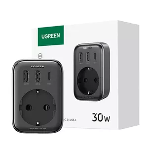 Удлинительный кабель ЕС UGREEN 90613, 30 Вт