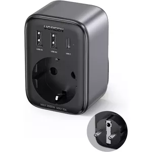 Ugreen 90613 mobile device charger Universal Black AC Indoor