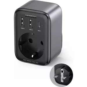 Indoor Charger Ugreen 90613 Universal Black AC 100-240V USB Type-C
