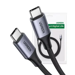 USB-C to USB-C Cable UGREEN 1 m Gray — USB-C to USB-C data and charging cable