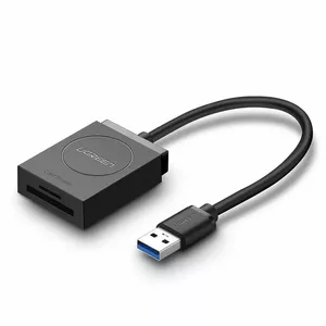 UGREEN USB adaptera karšu lasītājs SD, microSD (melns)