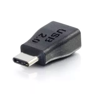 Адаптер-конвертер C2G USB 2.0 USB-C на USB Micro-B, штекер-гнездо, черный