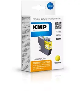 KMP Compatible Yellow Ink Cartridge High Yield for Brother Printers