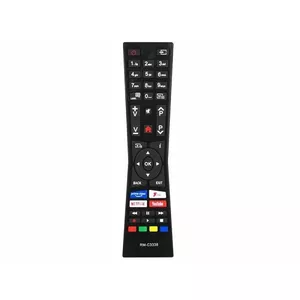 Lamex LXP3338 TV Remote Control for JVC, VESTEL, and HYUNDAI LCD/LED TVs with Netflix, YouTube, and Prime Video support