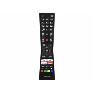 Lamex LXP3331 TV Remote Control for LCD and LED TVs compatible with JVC Vestel and Hyundai with Netflix and YouTube buttons