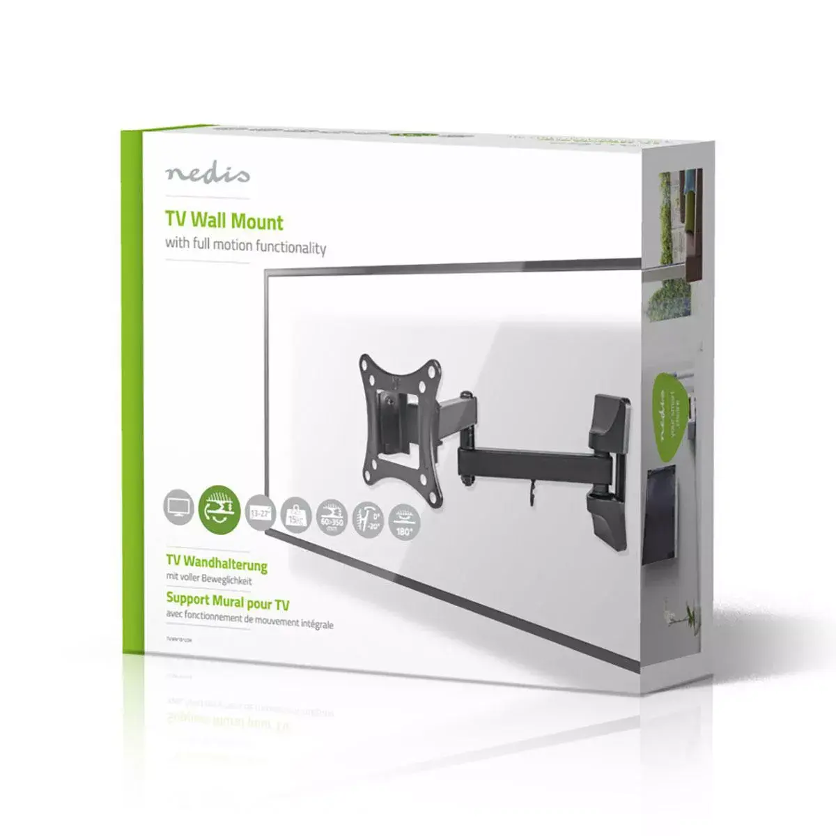 Крепление для телевизора Nedis TVWM1510BK Photo 5