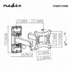Крепление для телевизора Nedis TVWM1510BK Photo 8