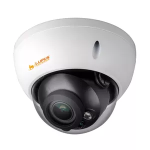 Kupolveida IP novērošanas kamera Lupus-Electronics LE 338HD — 1984×1225 CMOS, 2.7–12 mm, 60 fps, griestu montāža, 0.05 lx